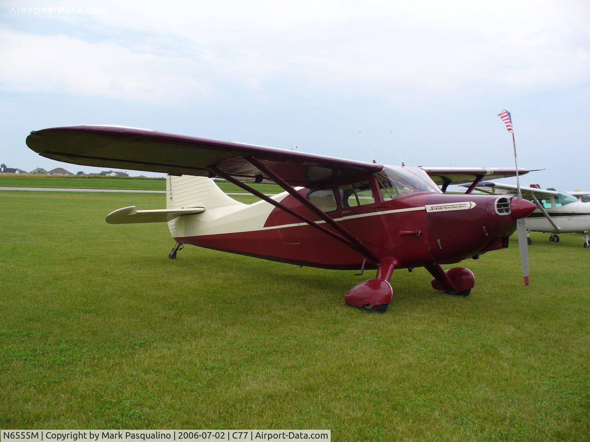 N6555M, 1948 Stinson 108-3 Voyager C/N 108-4555, Stinson 108-3
