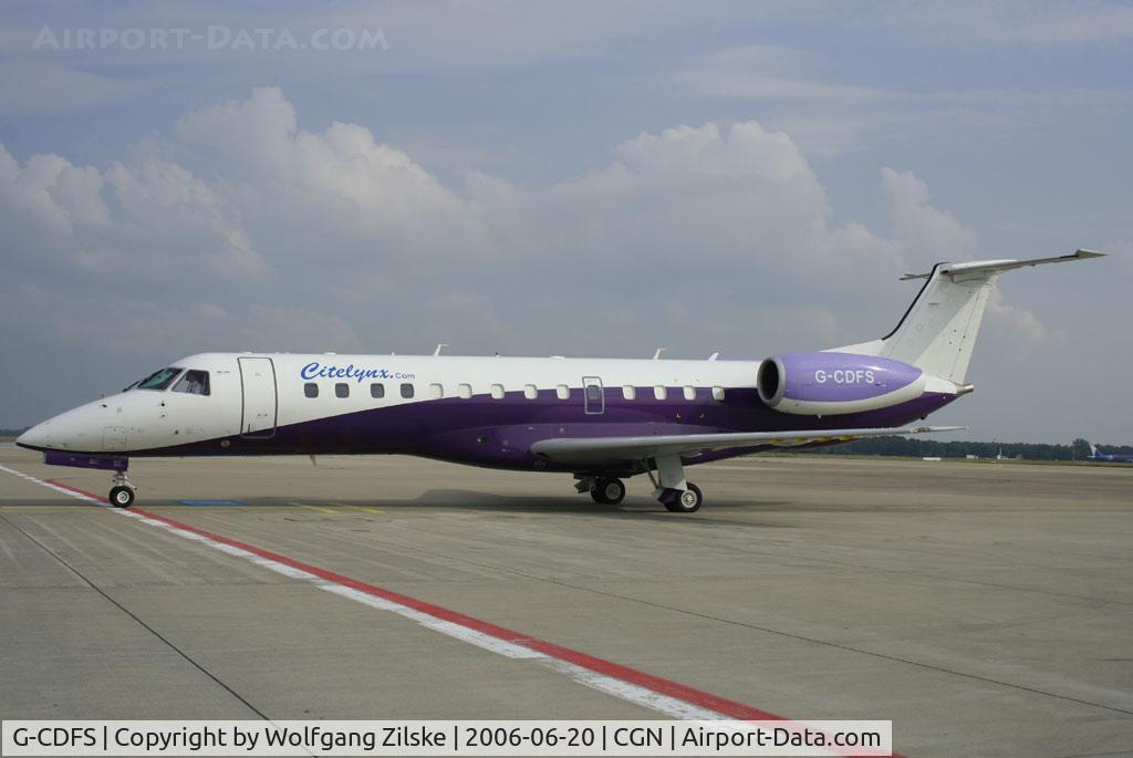 G-CDFS, 2001 Embraer ERJ-135ER (EMB-135ER) C/N 145431, FIFA 2006 visitor