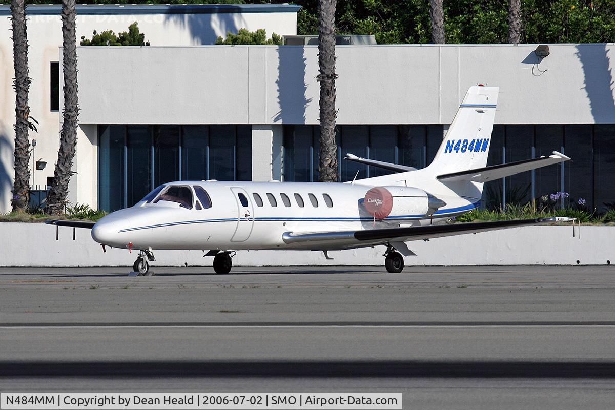 N484MM, 1998 Cessna 560 Citation Ultra C/N 560-0491, 1998 Cessna 560 N484MM on the ramp at Santa Monica Municipal Airport - Santa Monica, California.