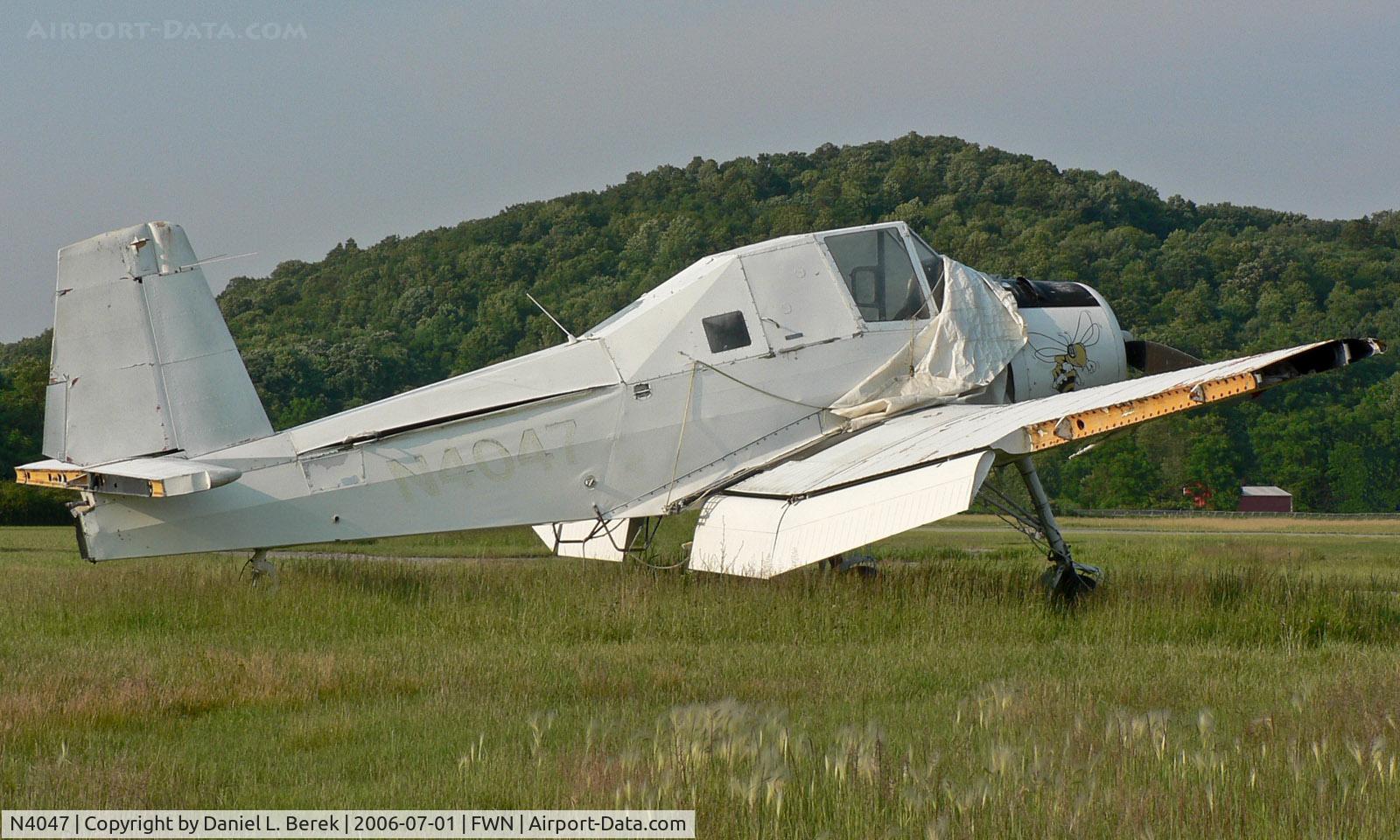 N4047, 1970 Let Z-37/2 C/N 1010, Bereft of its control surfaces, this forlorn 1970-vintage Cmelak stares into oblivion.