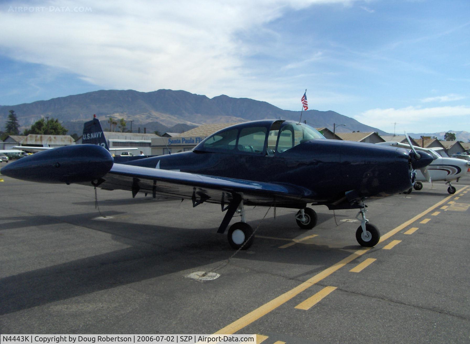 N4443K, 1948 Ryan Navion C/N NAV-4-1443, 1948 Ryan NAVION, Continental IO-470 upgrade