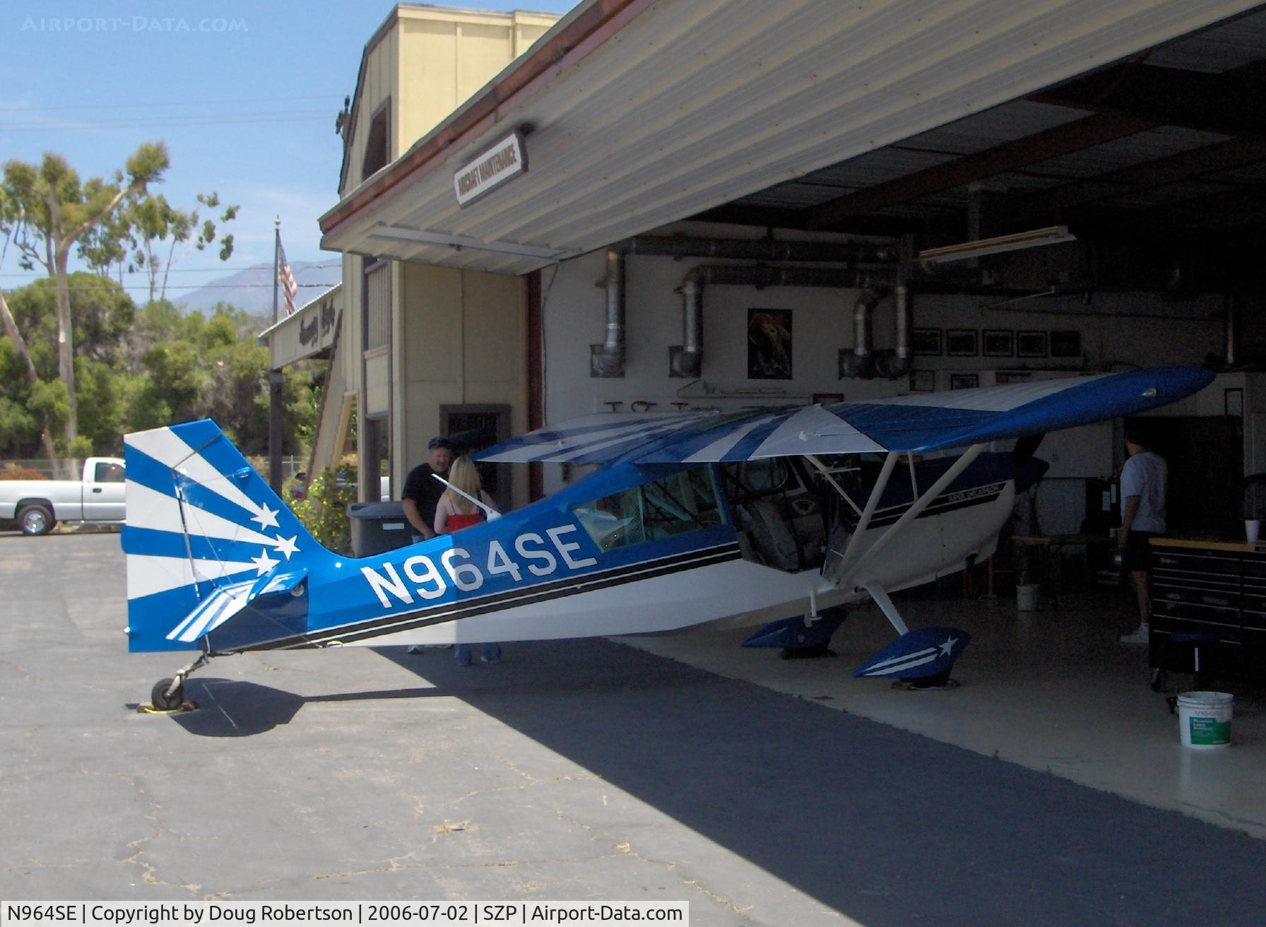 N964SE, 2004 American Champion 8KCAB Super Decathlon C/N 964-2004, 2004 American Champion 8KCAB SUPER DECATHLON, Lycoming AEIO-360 180 Hp