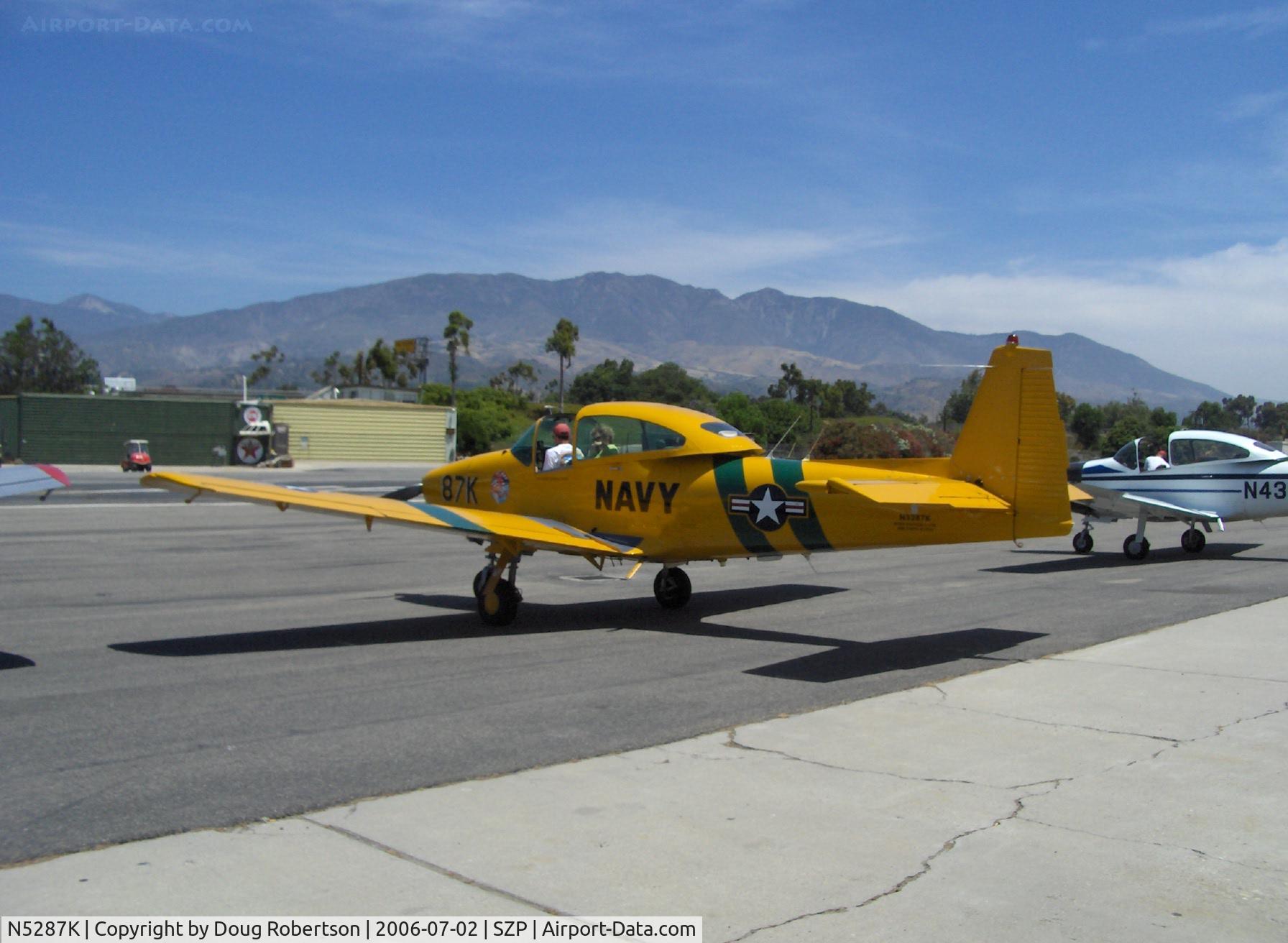 N5287K, 1950 Ryan Navion B C/N NAV-4-2187B, 1950 Ryan NAVION B as L-17B, Lycoming GO-435C&D 240/260 Hp