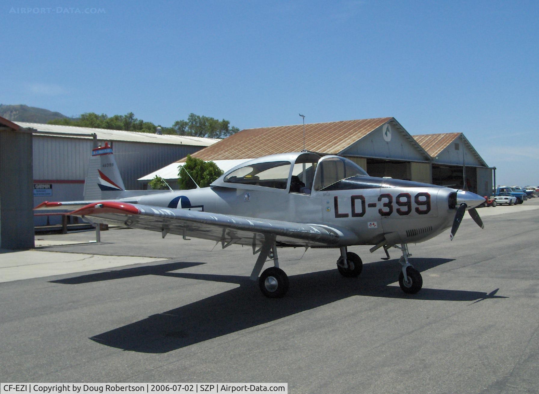 CF-EZI, 1946 North American Navion (NA-145) C/N NAV-4-399, 1946 North American NAVION, Continental E-185