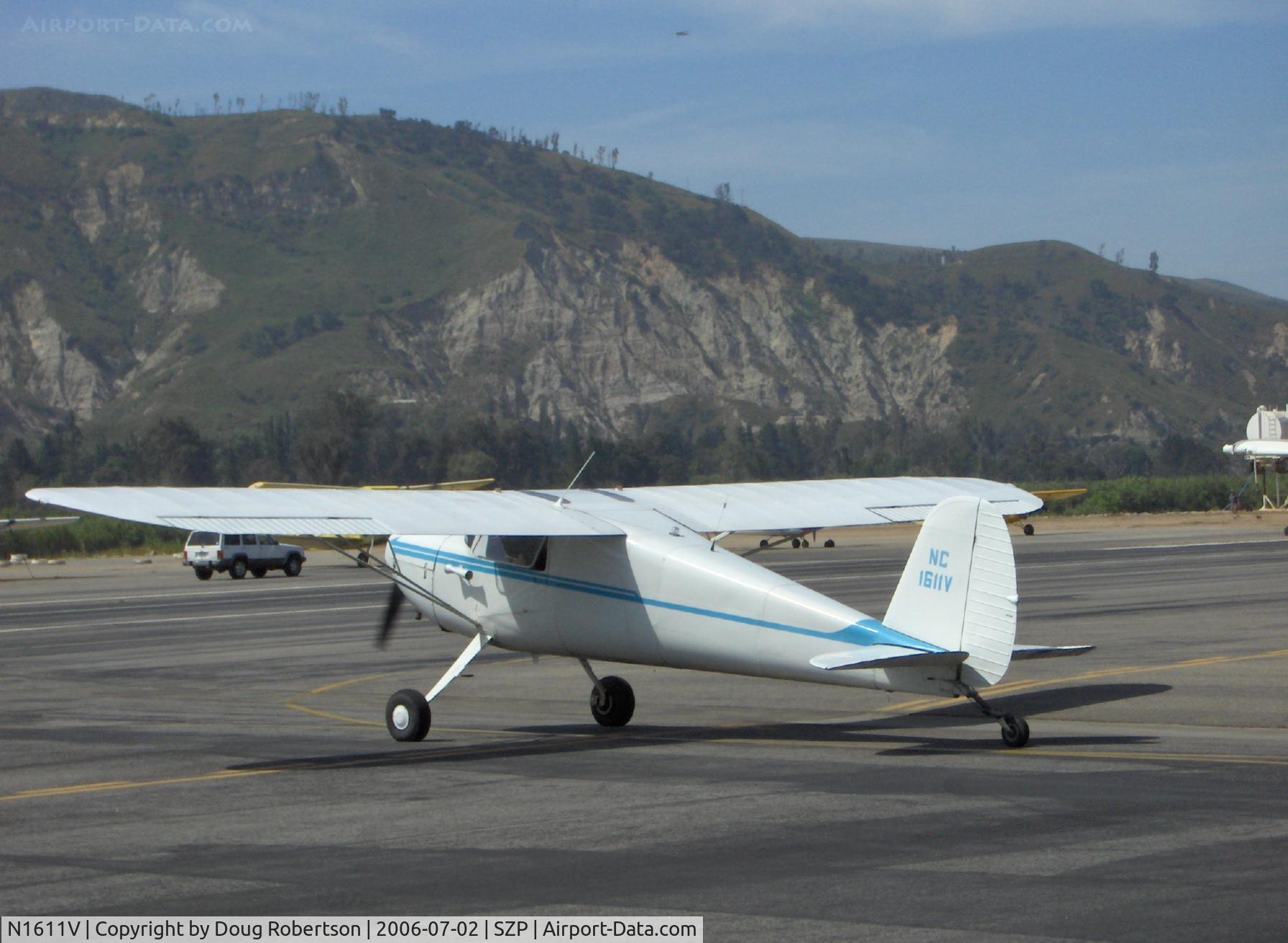 N1611V, 1947 Cessna 120 C/N 13783, 1947 Cessna 120, Continental C85 85 Hp, taxi