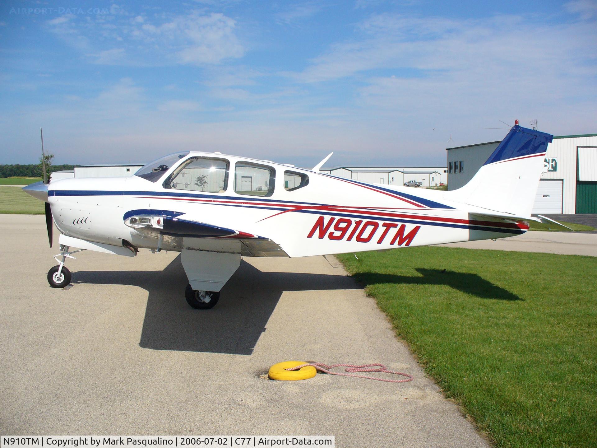 N910TM, 1961 Beech 35-A33 Debonair C/N CD-347, Beech A33