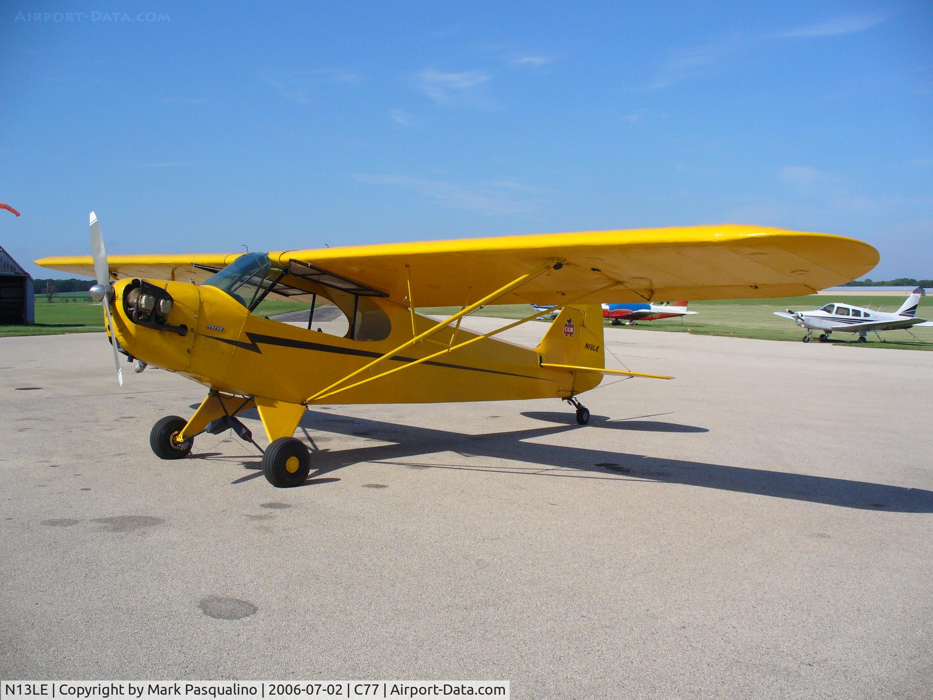 N13LE, Piper J3C-65 Cub Cub C/N 17571, Piper J-3C-65