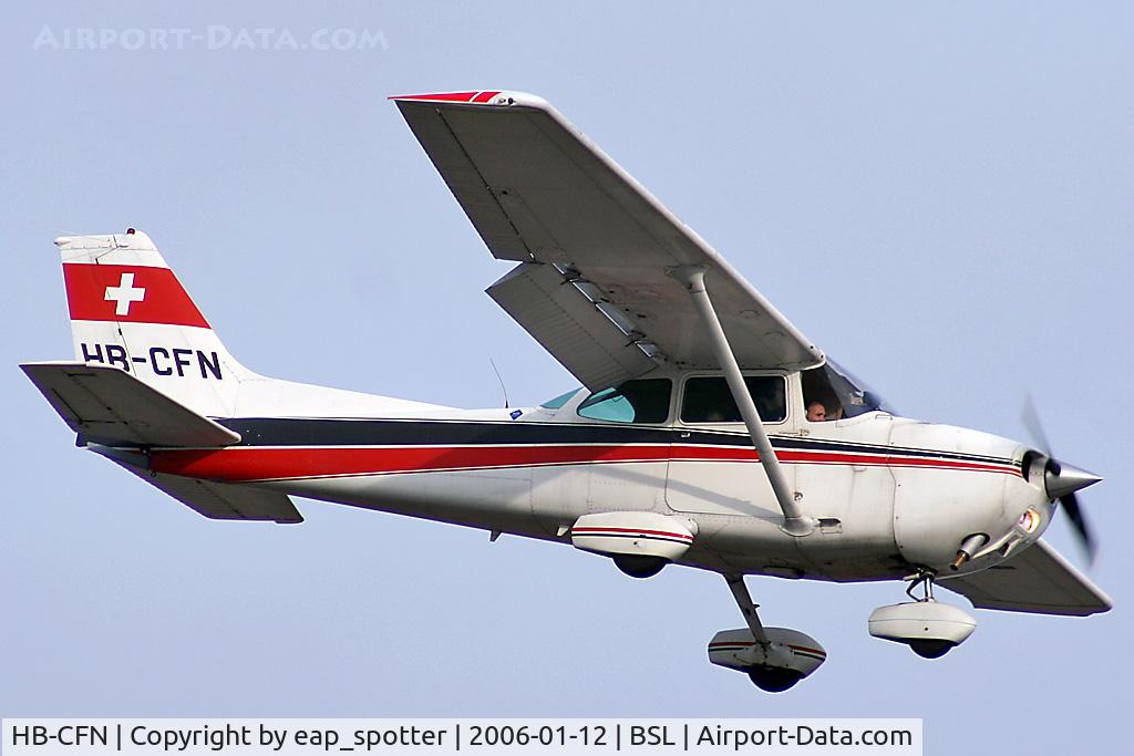 HB-CFN, 1981 Reims F172P C/N 2113, on final for runway 16