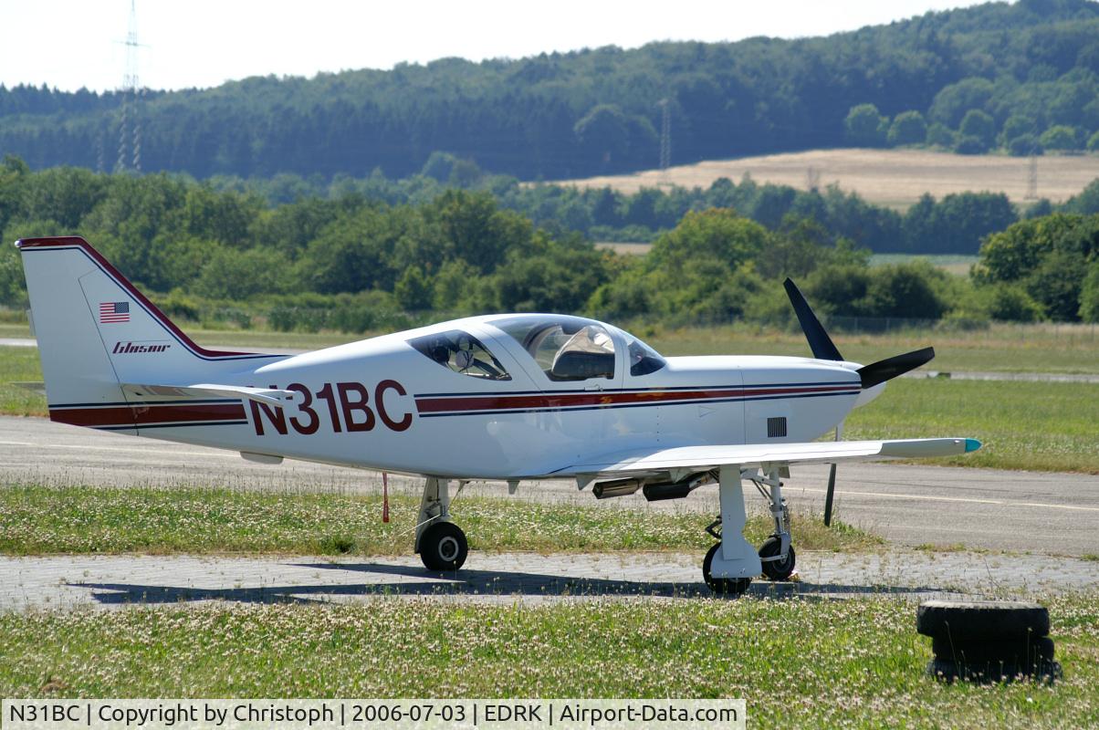 N31BC, 1991 Stoddard-Hamilton GLASAIR SH-3R C/N 3177, EDRK, Koblenz-Winningen, Germany