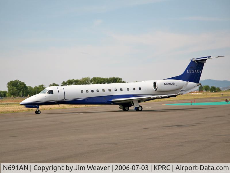 N691AN, 2003 Embraer EMB-135BJ Legacy C/N 14500699, Photographed at Love Field, Prescott, AZ