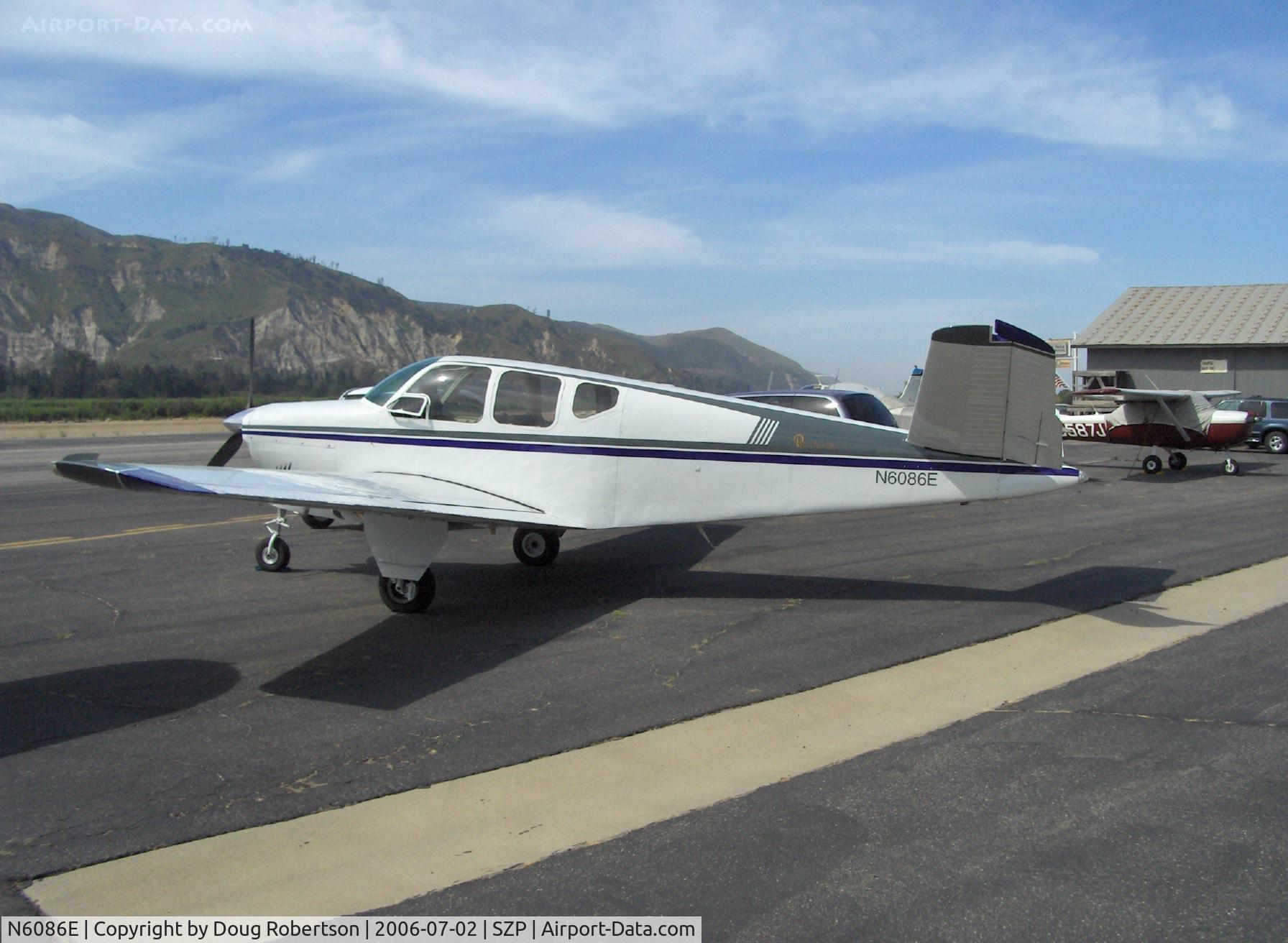 N6086E, 1959 Beech K35 Bonanza C/N D-6038, 1959 Beech K35 BONANZA, Continental IO-470-C 250 Hp