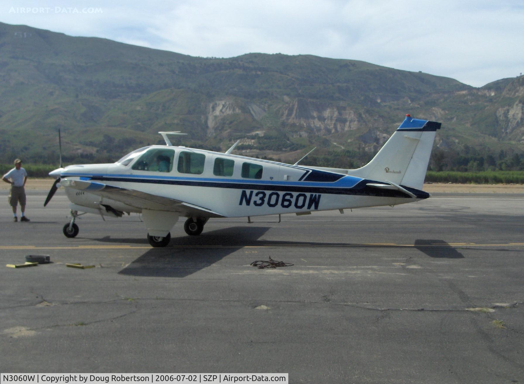 N3060W, 1973 Beech A36 Bonanza 36 C/N E-488, 1973 Beech A36 BONANZA, Continental IO-520-B 285 Hp