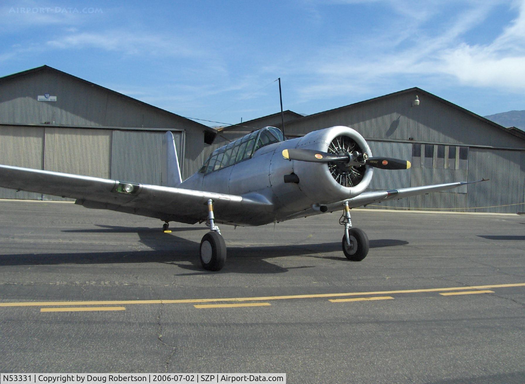 N53331, 1941 Consolidated Vultee BT-13A C/N 1491, 1941 Consolidated-Vultee BT-13A VALIANT, P&W R985-AN-1 450 Hp radial