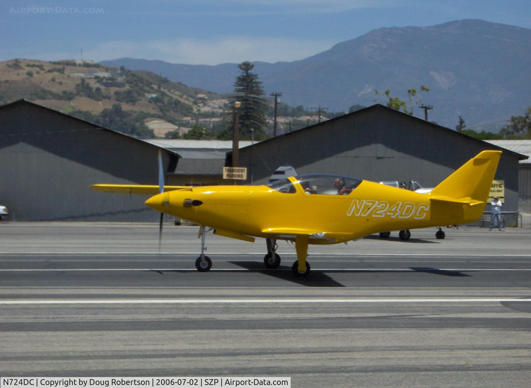 N724DC, 2005 Legend Aircraft Legend C/N 02, 2005 Gray/Sherick GRAY SPECIAL TURBINE LEGEND, Walter 601D turboprop 724 shp, takeoff roll Runway 22, note right rudder