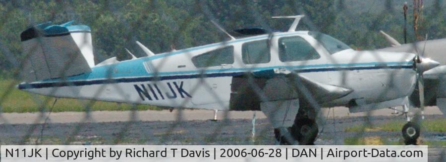 N11JK, 1973 Beech V35B Bonanza C/N D-9509, Sorry about the fence I was doing  a drive by 1973 Beech V35B in Danville Va.