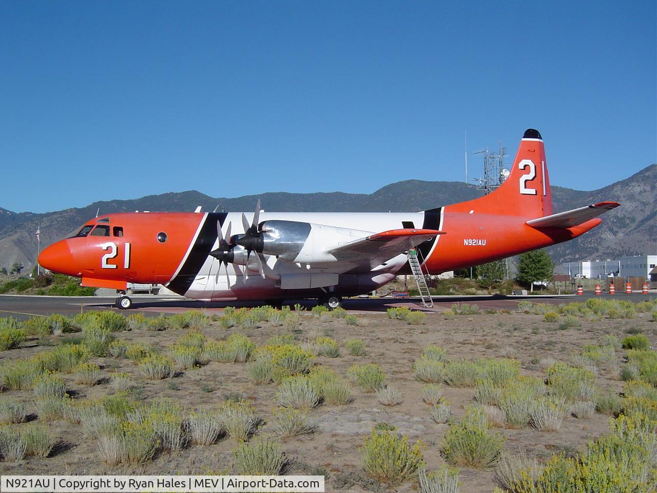 N921AU, Lockheed P-3A Aerostar C/N 185-5098, Andrew Fire