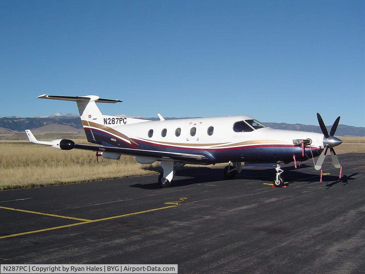 N287PC, 1999 Pilatus PC-12/45 C/N 287, .