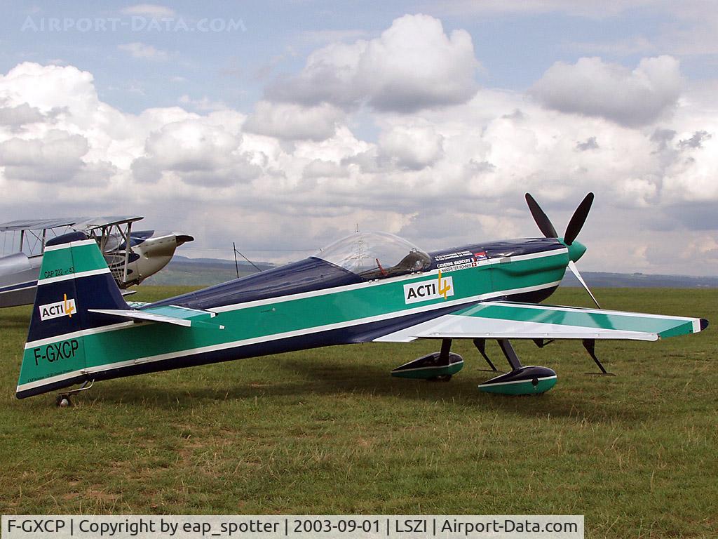 F-GXCP, Mudry CAP-232 C/N 40, Aerobatic championship Schupfart