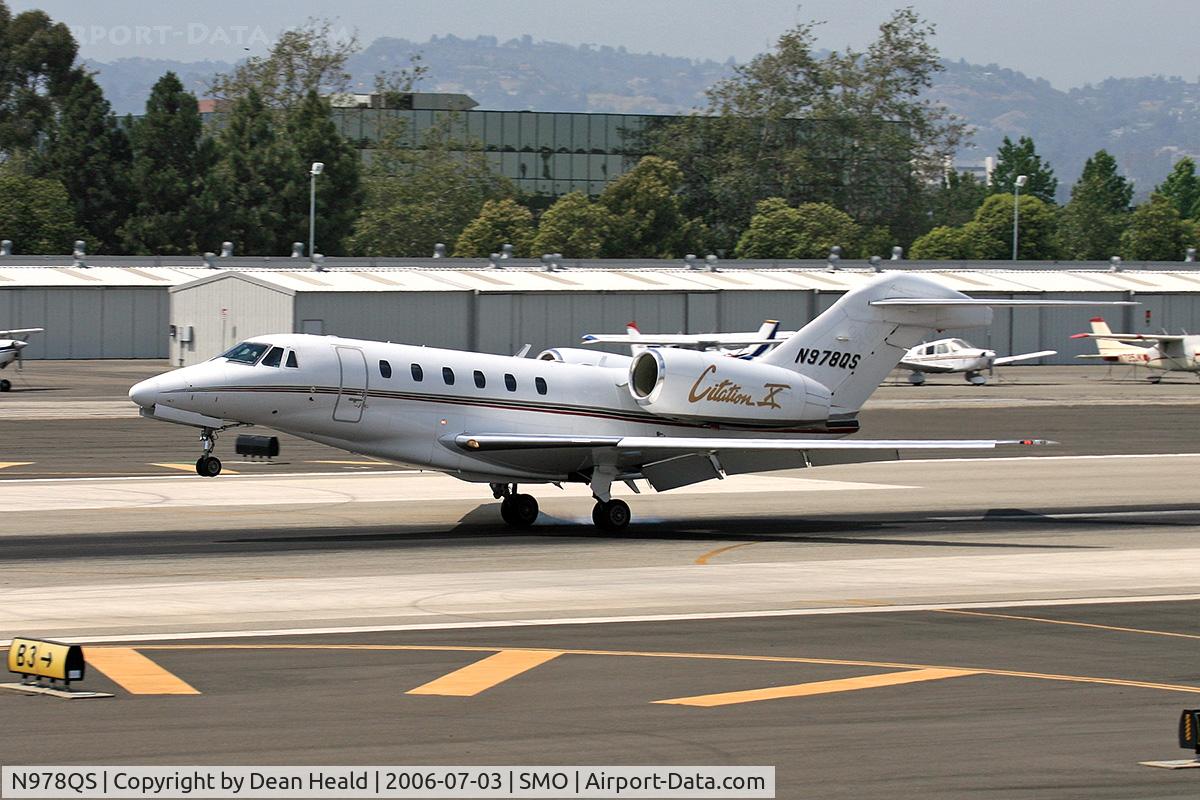 N978QS, 2002 Cessna 750 Citation X Citation X C/N 750-0187, 2002 Cessna 750 Citation X N978QS, from Las Vegas McCarran Int'l (KLAS), making a 