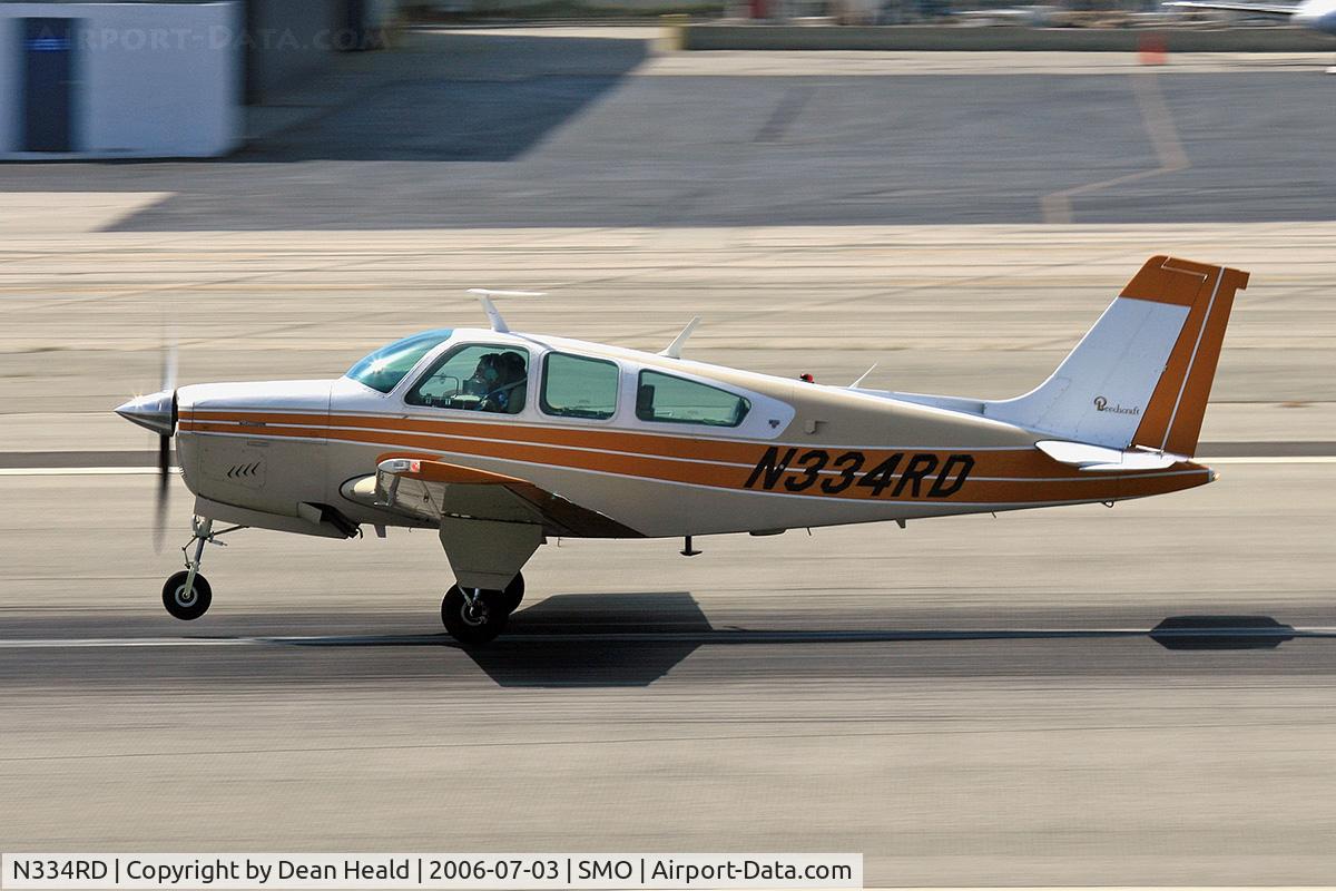 N334RD, 1978 Beech F33A Bonanza C/N CE-837, 1978 Beech F33A N334RD departing RWY 21.