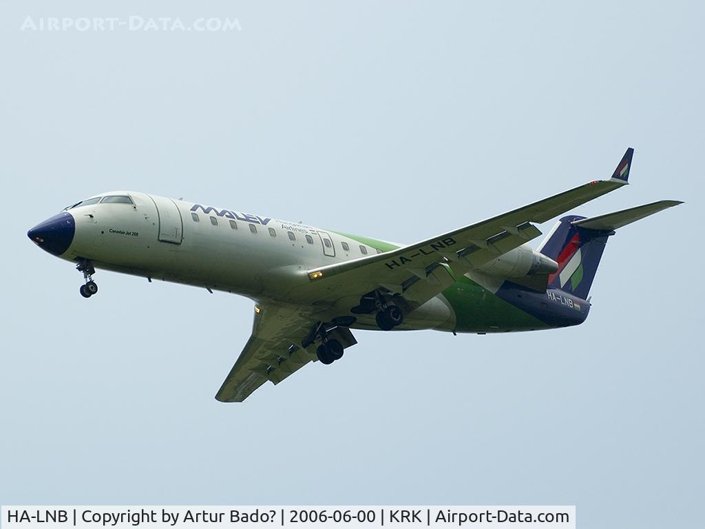 HA-LNB, 2002 Canadair CRJ-200LR (CL-600-2B19) C/N 7683, Malev