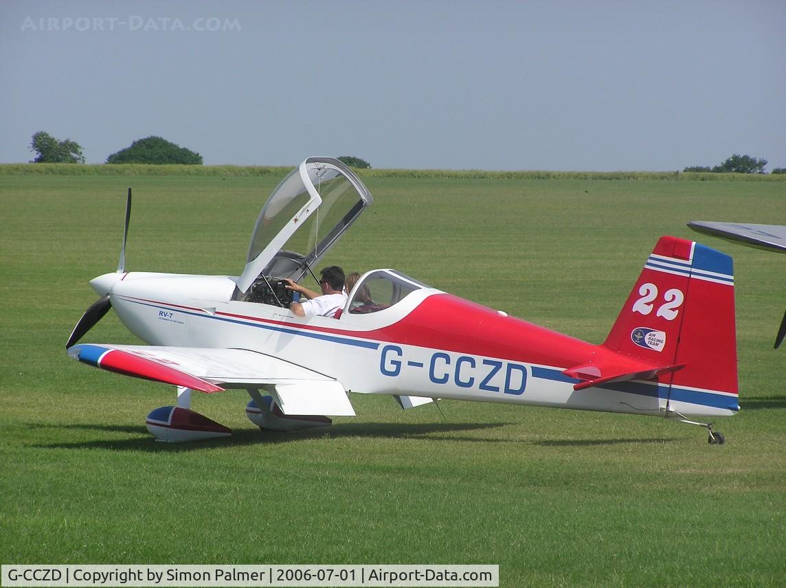 G-CCZD, 2004 Vans RV-7 C/N PFA 323-14087, Van's RV-7 at Sywell for the Air Race