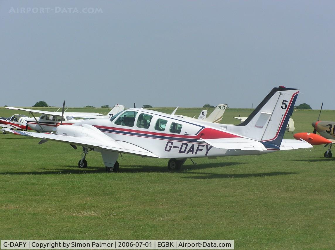 G-DAFY, 1990 Beech 58 Baron C/N TH-1591, Beech Baron