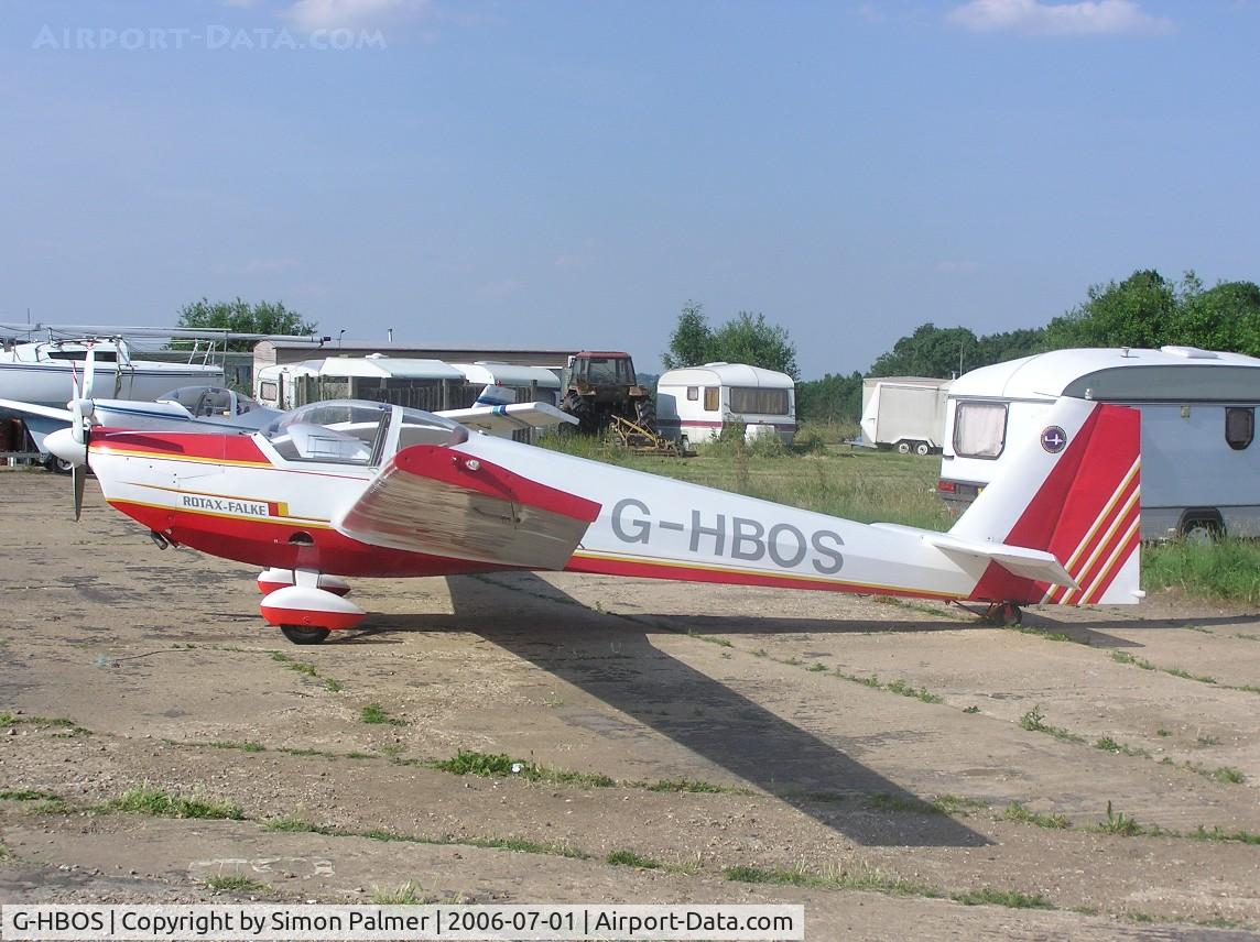 G-HBOS, 1994 Scheibe SF-25C Falke C/N 44574, Scheibe SF-25C Motorfalke at Husbands Bosworth