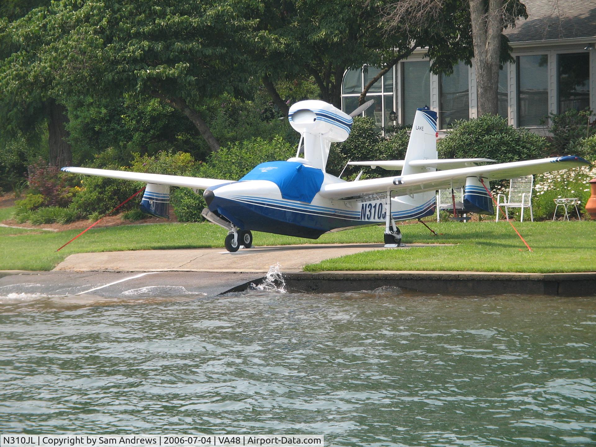 N310JL, 1976 Consolidated Aeronautics Inc. LAKE LA-4-200 C/N 775, Lockerman (VA48)