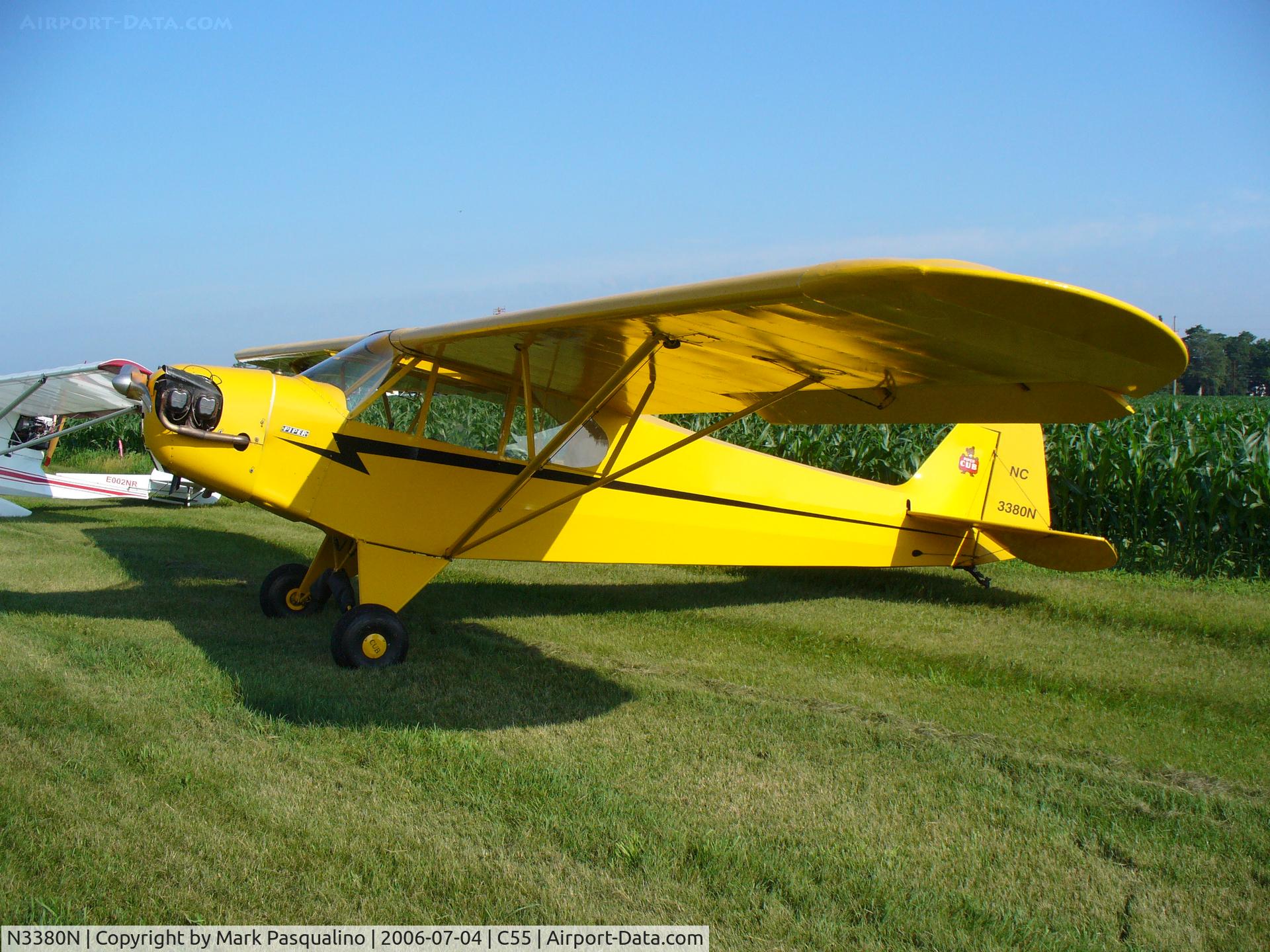 N3380N, 1946 Piper J3C-65 Cub Cub C/N 22580, Piper J-3C