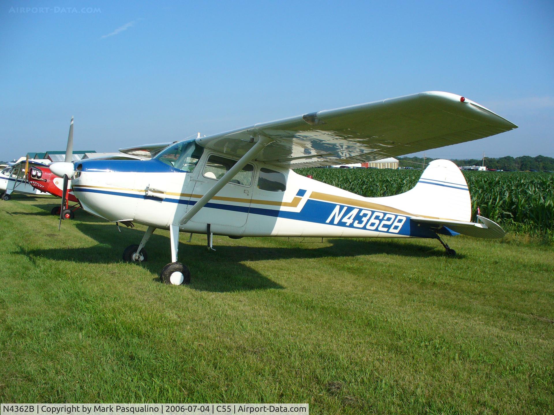 N4362B, 1955 Cessna 170B C/N 26706, Cessna 170