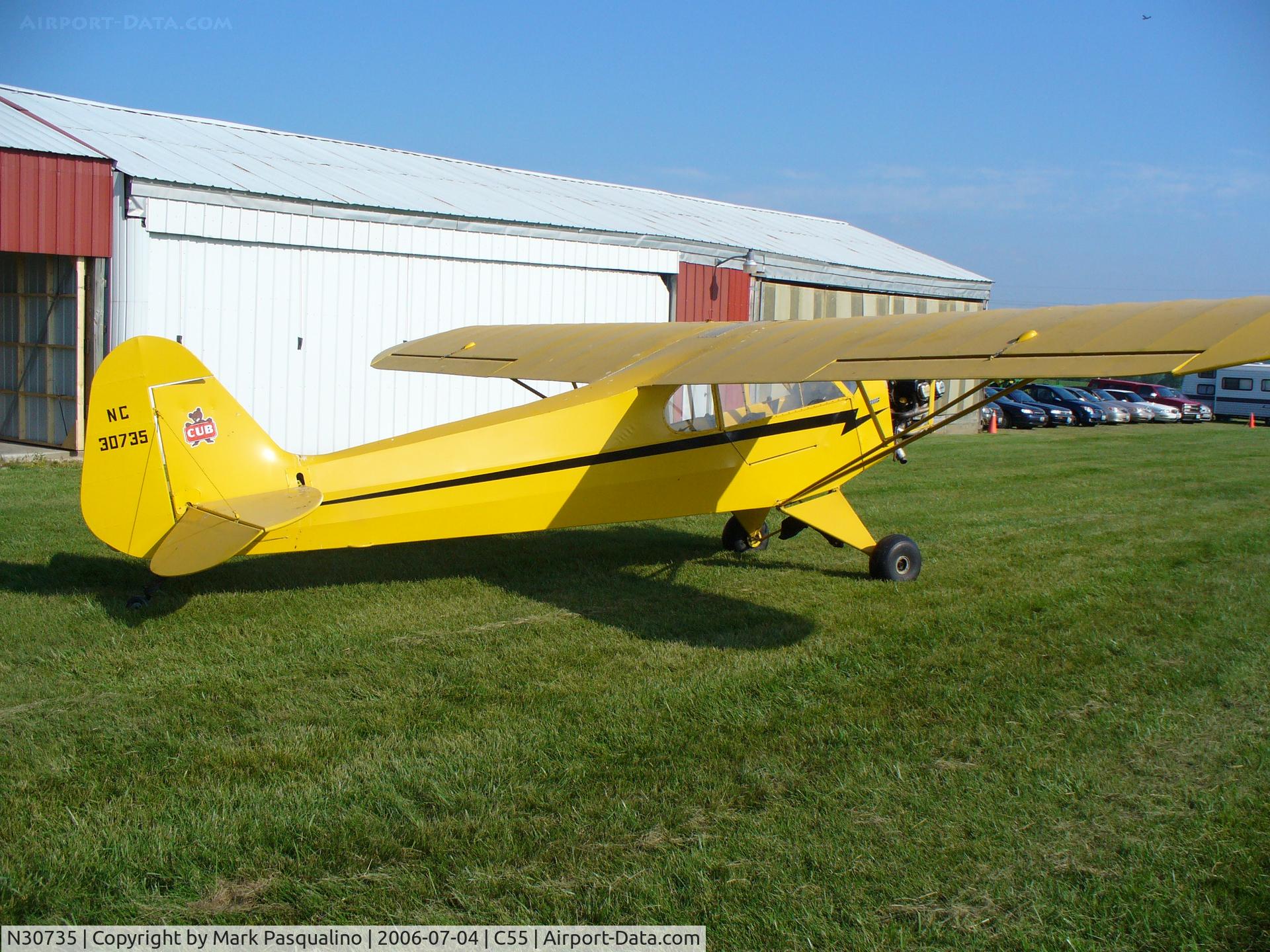 N30735, 1940 Piper J3C-65 Cub C/N 5074, Piper J-3C-65