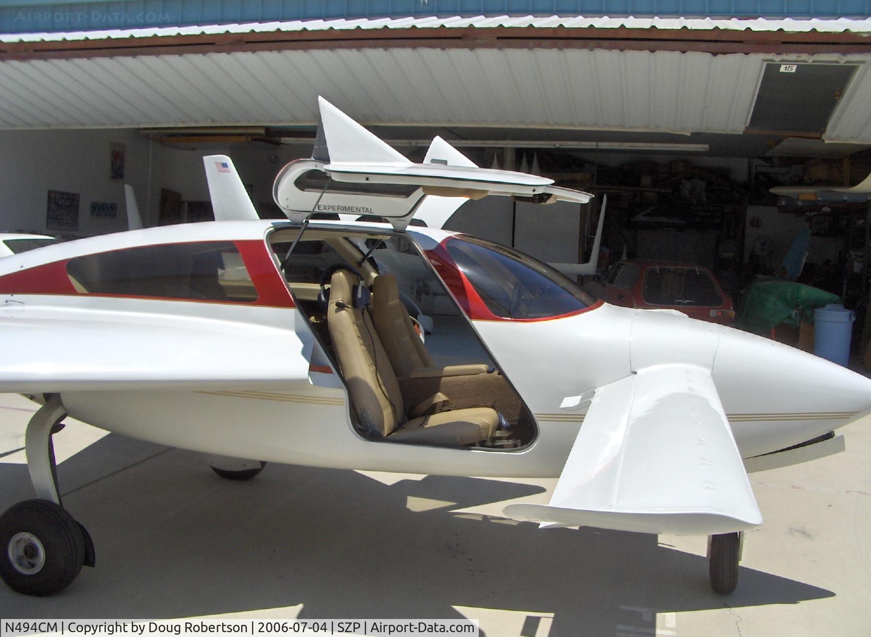 N494CM, 2000 Velocity Velocity XL RG C/N 001 (N494CM), 2000 Martin VELOCITY XL RG, Lycoming IO-540, 4 place cabin