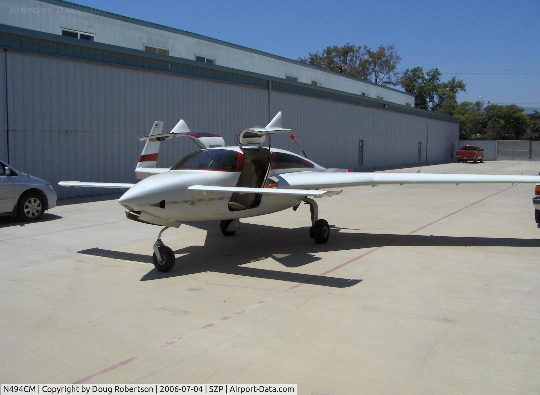 N494CM, 2000 Velocity Velocity XL RG C/N 001 (N494CM), 2000 Martin VELOCITY XL RG, Lycoming IO-540, retractible tri-gear