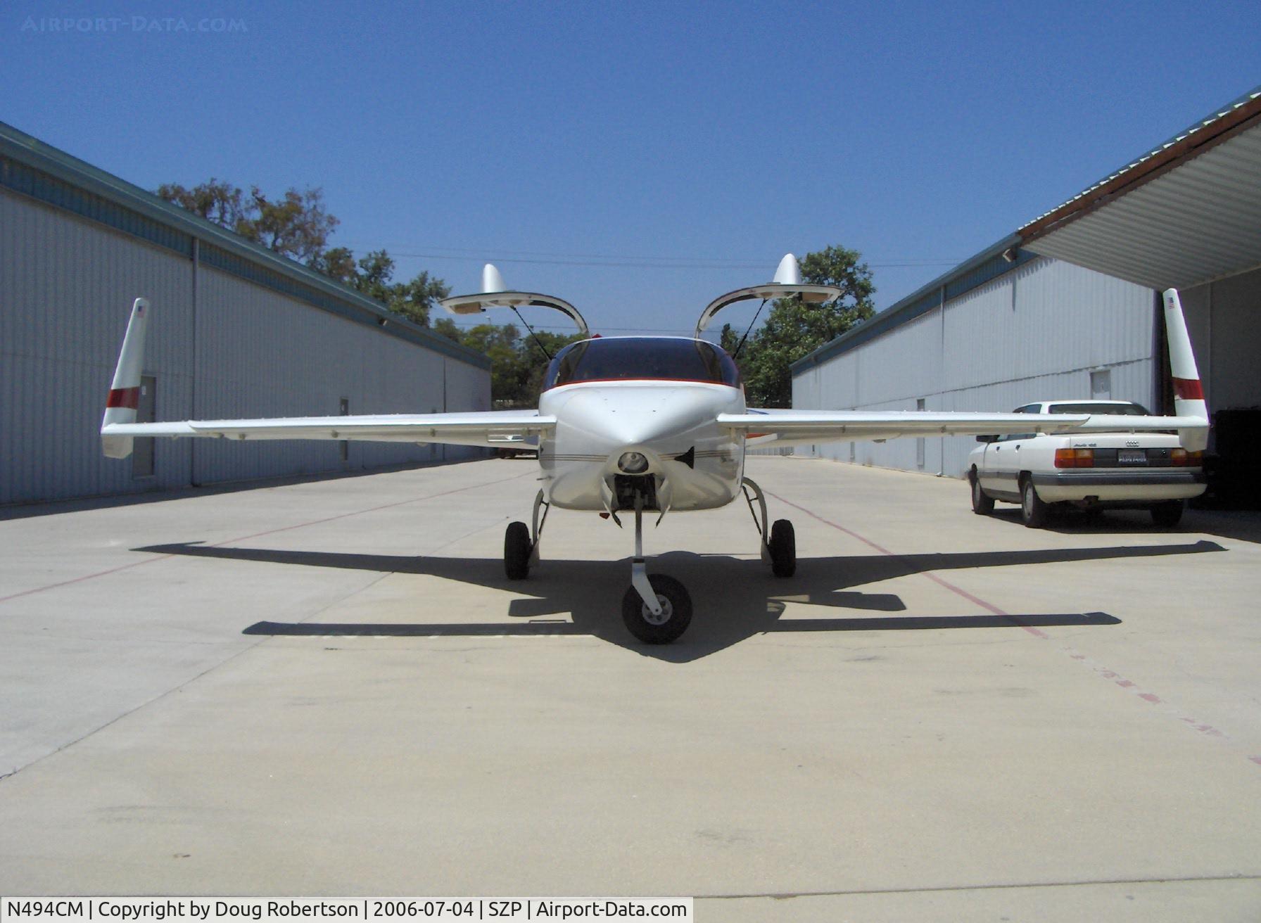 N494CM, 2000 Velocity Velocity XL RG C/N 001 (N494CM), 2000 Martin VELOCITY XL RG, Lycoming IO-540, gull-wing cabin doors