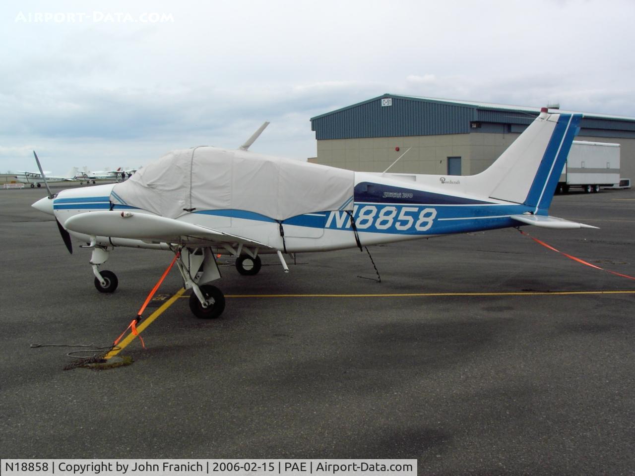 N18858, 1977 Beech C24R C/N MC-510, NW outdoor parking