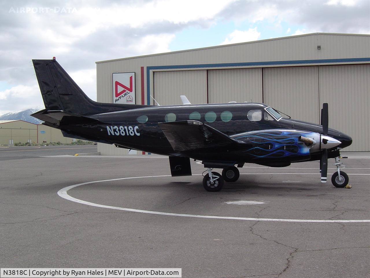N3818C, 1976 Beech E-90 King Air C/N LW-196, .