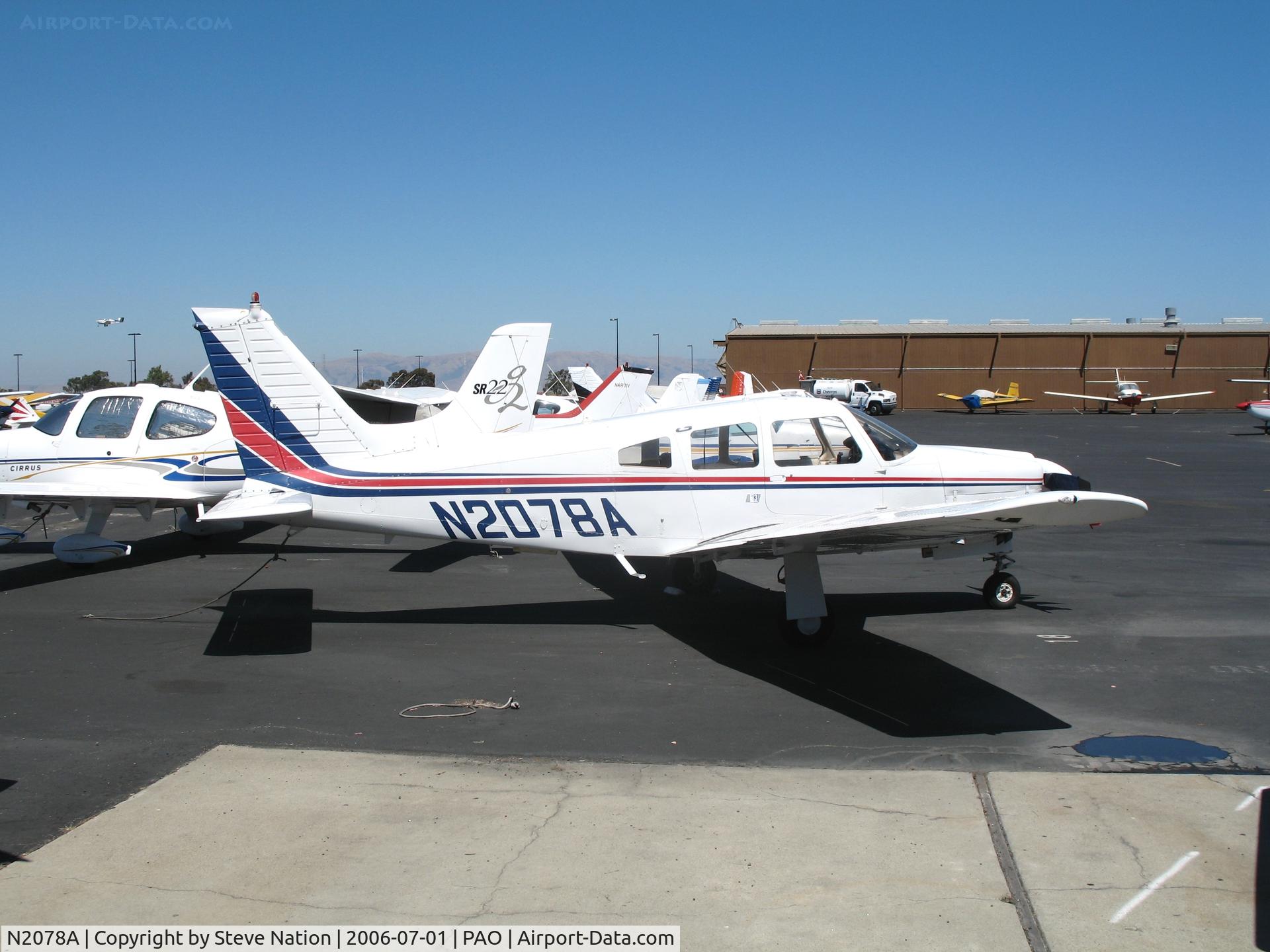 N2078A, 1978 Piper PA-28R-201 Cherokee Arrow III C/N 28R-7837315, 1978 Piper PA-28R-201 on a sunny Saturday afternoon @ Palo Alto Municipal Airport, CA
