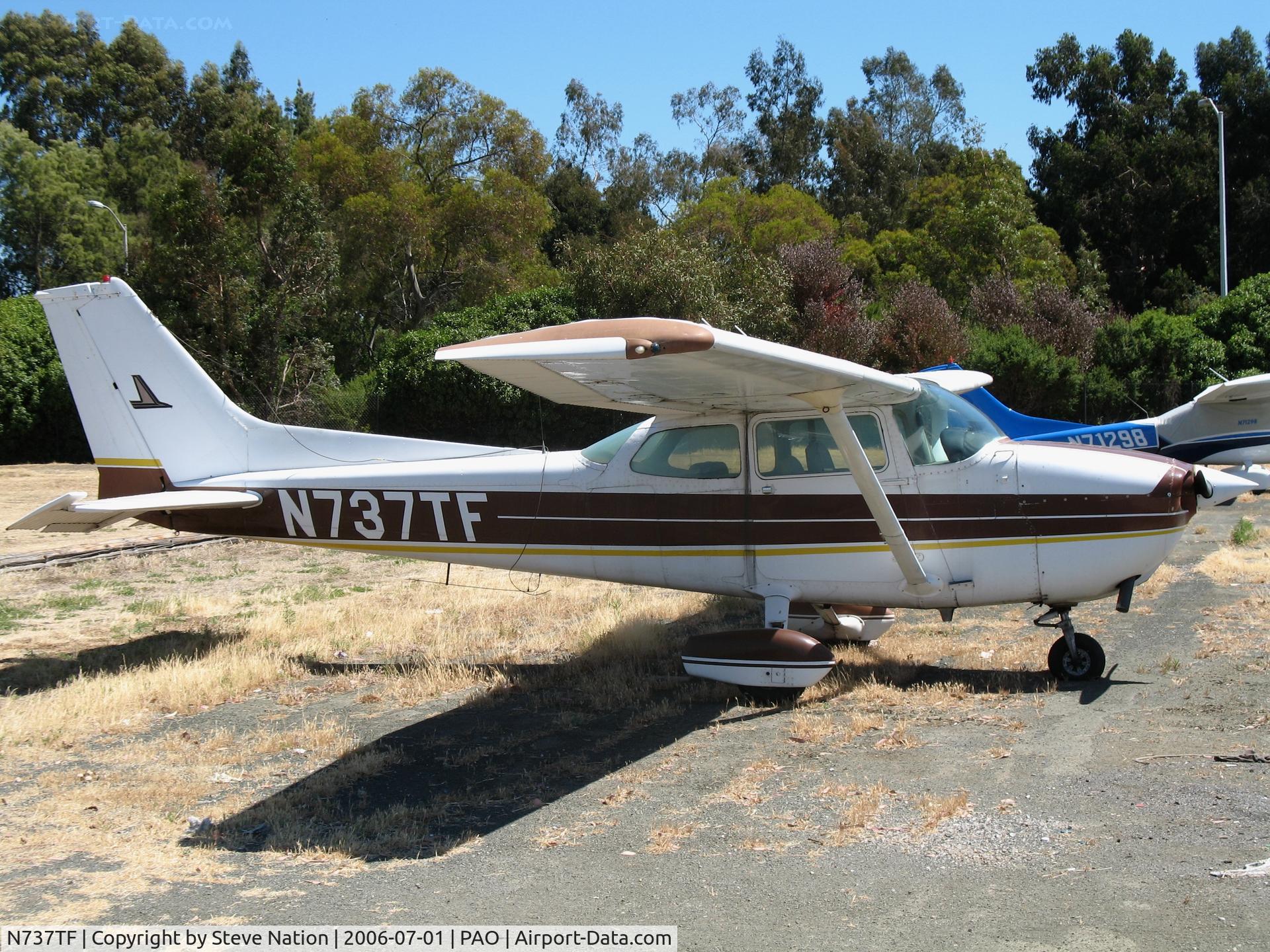 N737TF, 1977 Cessna 172N C/N 17269657, 1977 Cessna 172N on a sunny Saturday afternoon @ Palo Alto Municipal Airport, CA