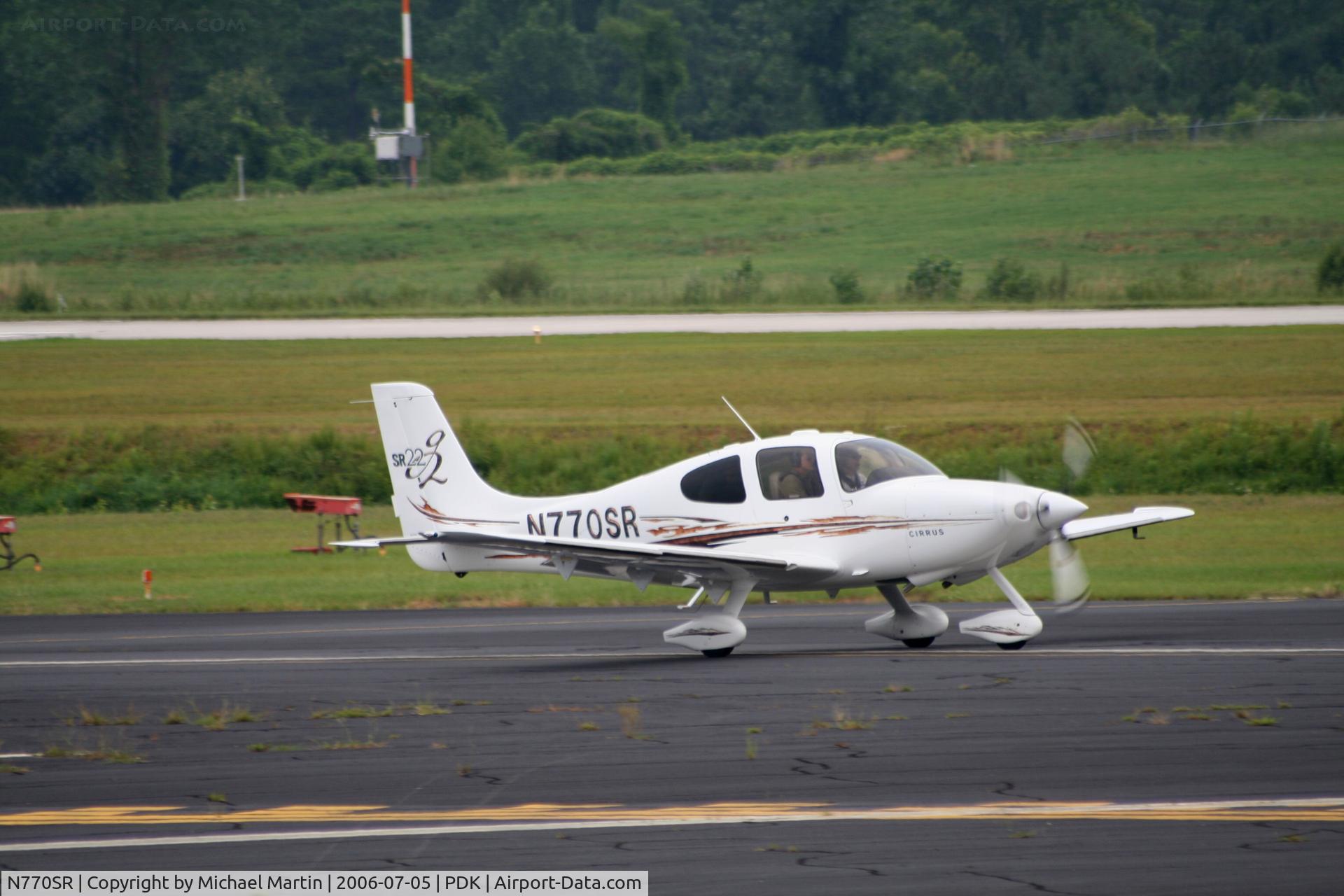 N770SR, 2006 Cirrus SR22 C/N 1939, Departing Runway 20R