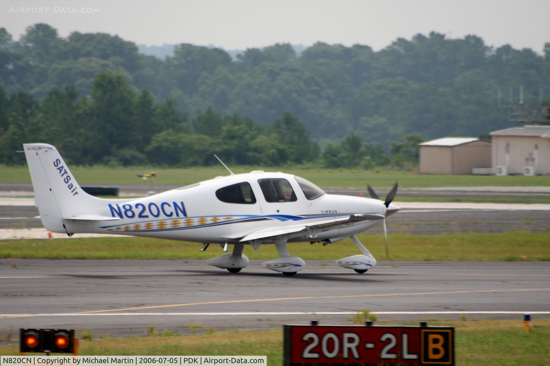 N820CN, 2005 Cirrus SR22 C/N 1660, Landing Runway 20R