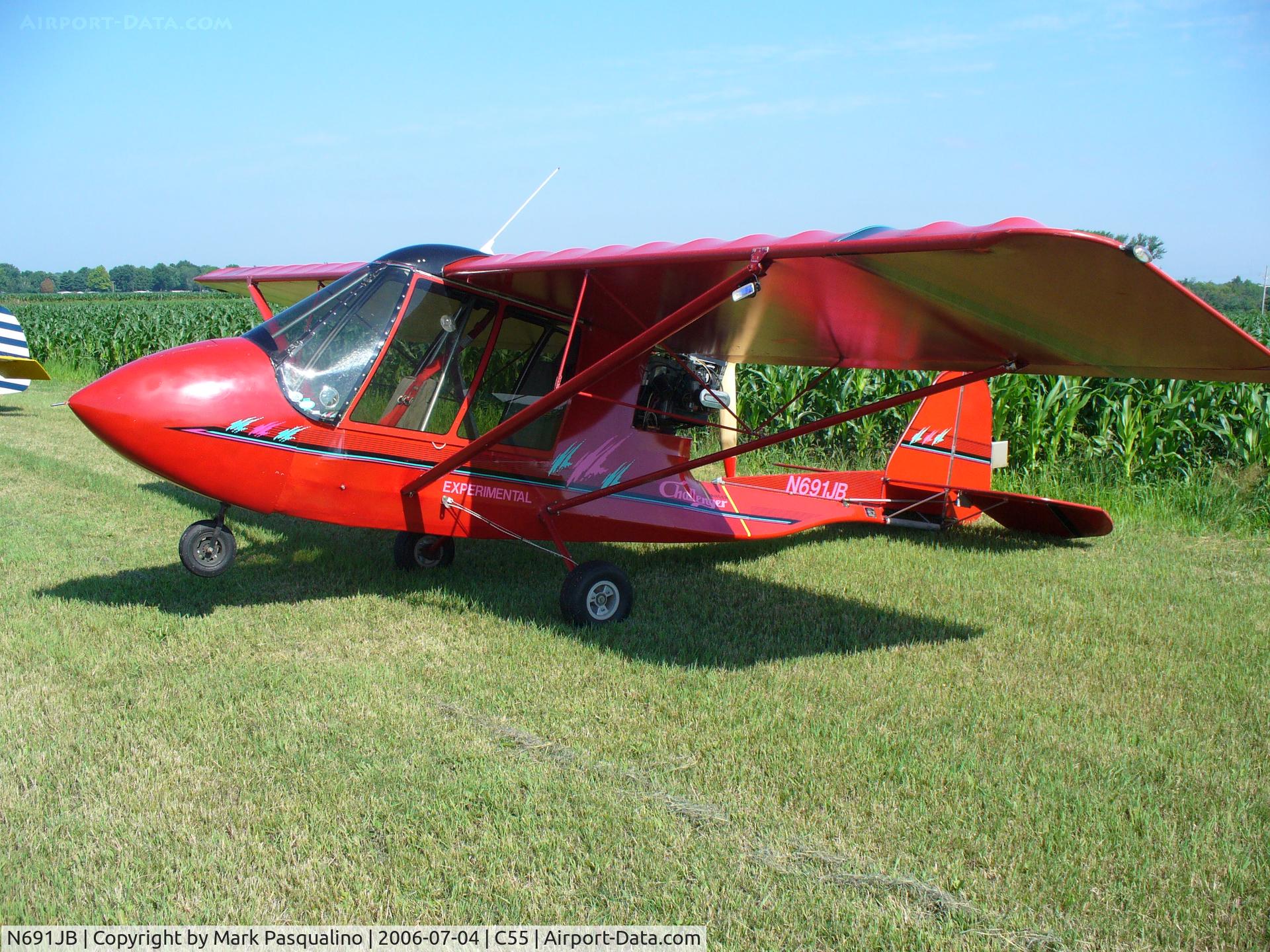 N691JB, Quad City Challenger II Clip Wing  Special C/N CH2-0291-CW-0645, Challenger II