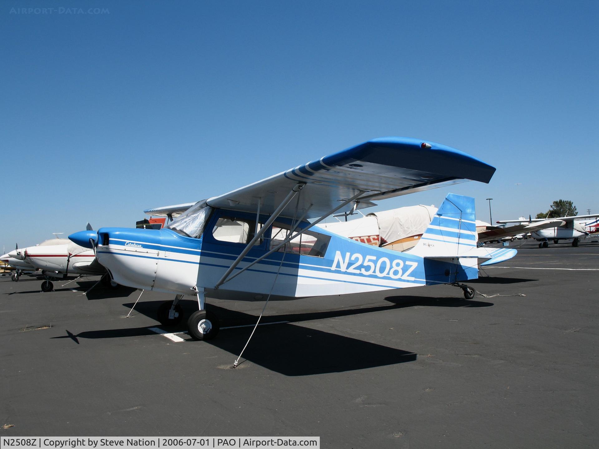 N2508Z, 1978 Bellanca 7ECA Citabria C/N 1249-78, 1978 Bellaca 7ECA on sunny Saturday afternoon @ Palo Alto Municipal Airport, CA