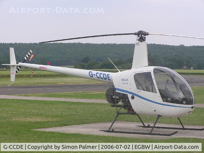 G-CCDE, 2003 Robinson R22 Beta C/N 3400, Roninson R22 Beta at Wellesbourne