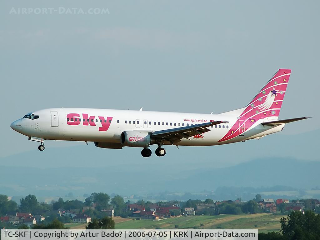 TC-SKF, 1993 Boeing 737-4Q8 C/N 26291/2513, Sky Airlines