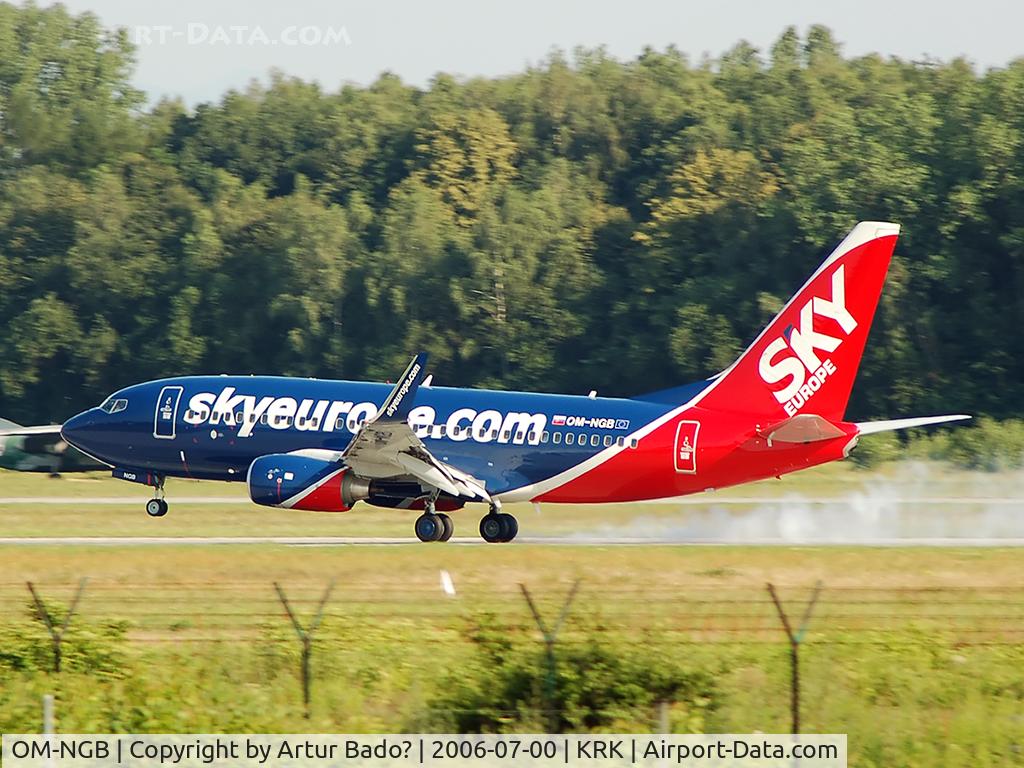 OM-NGB, 2005 Boeing 737-76N C/N 32695, Sky Europe