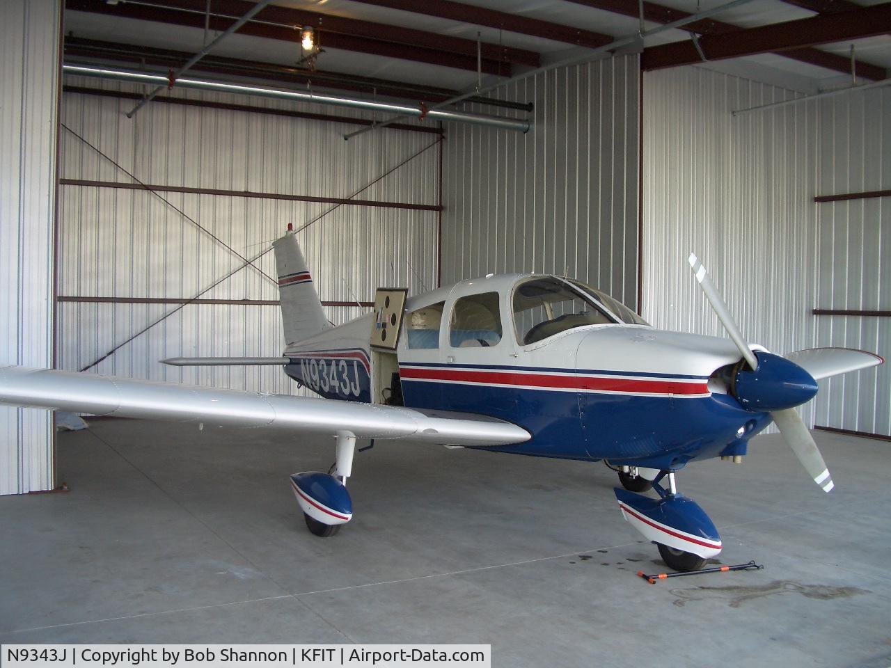 N9343J, 1966 Piper PA-28-180 C/N 28-3441, N9343J in its hanger at KFIT