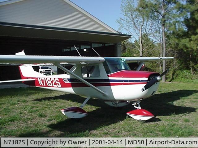 N7182S, 1967 Cessna 150H C/N 15067882, After a wash job