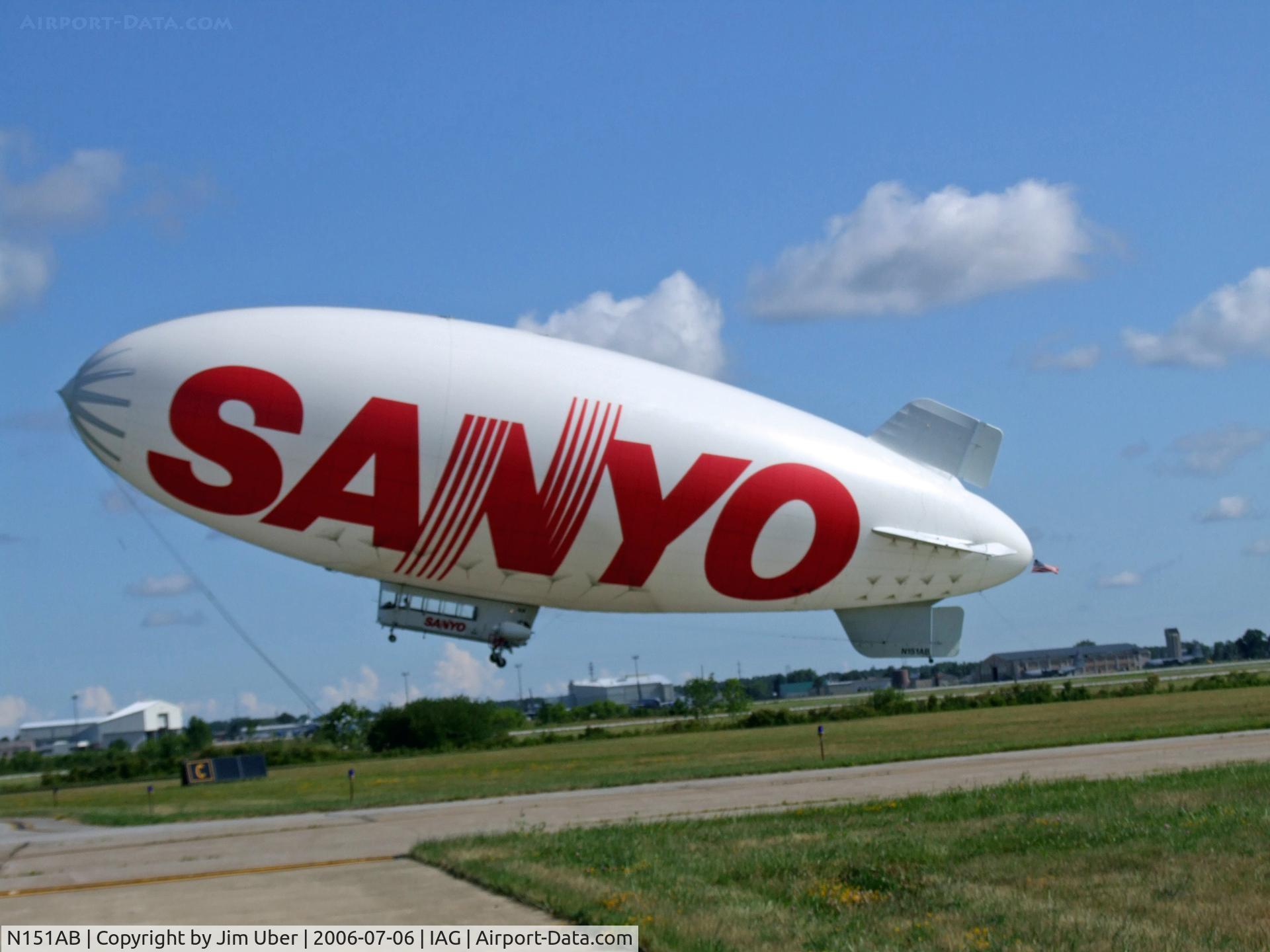 N151AB, 1997 American Blimp Corp A-1-50 C/N 101, Impressive 