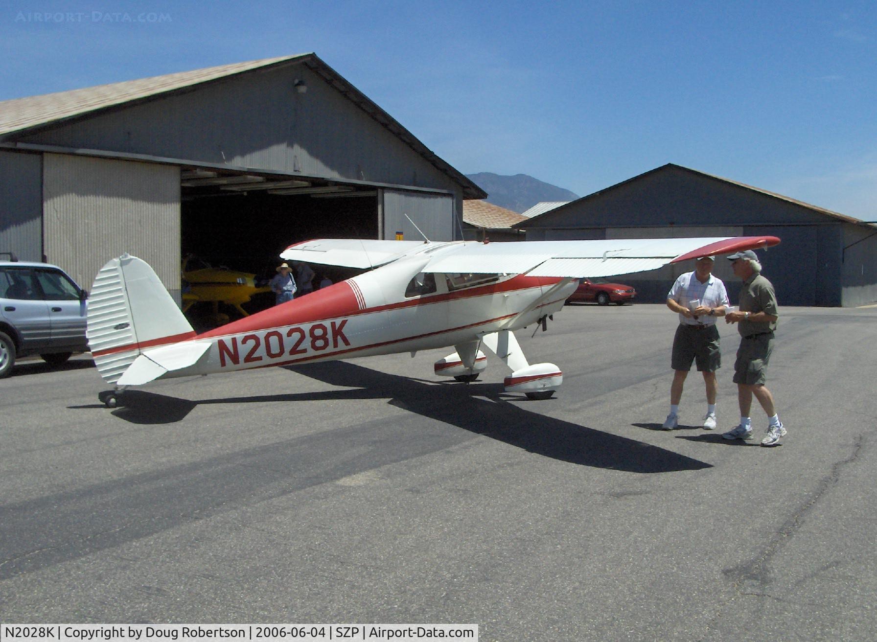 N2028K, 1947 Luscombe 8E Silvaire C/N 4755, 1947 Luscombe 8E, Continental C85 85 Hp